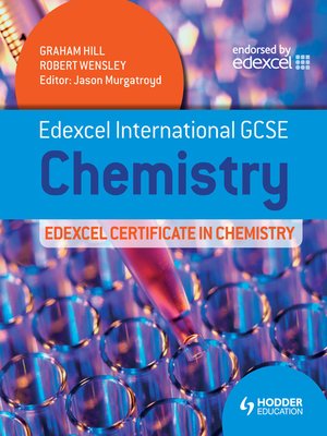 cover image of Edexcel International GCSE and Certificate Chemistry Student's Book